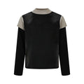 Cool Color-Block Fitted Long-Sleeve
