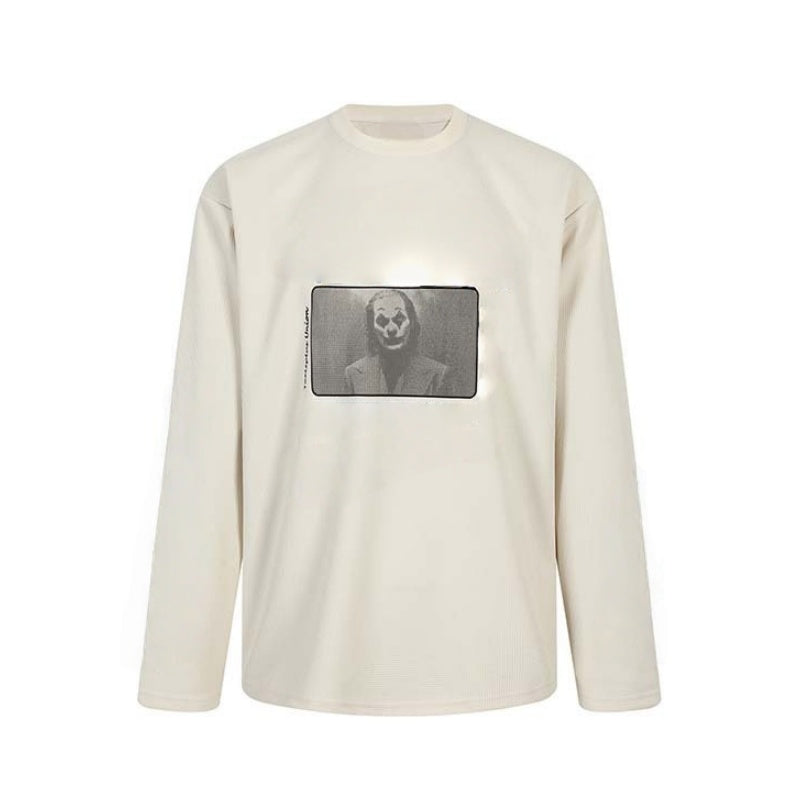 Street-Style Hip-Hop Long-Sleeve